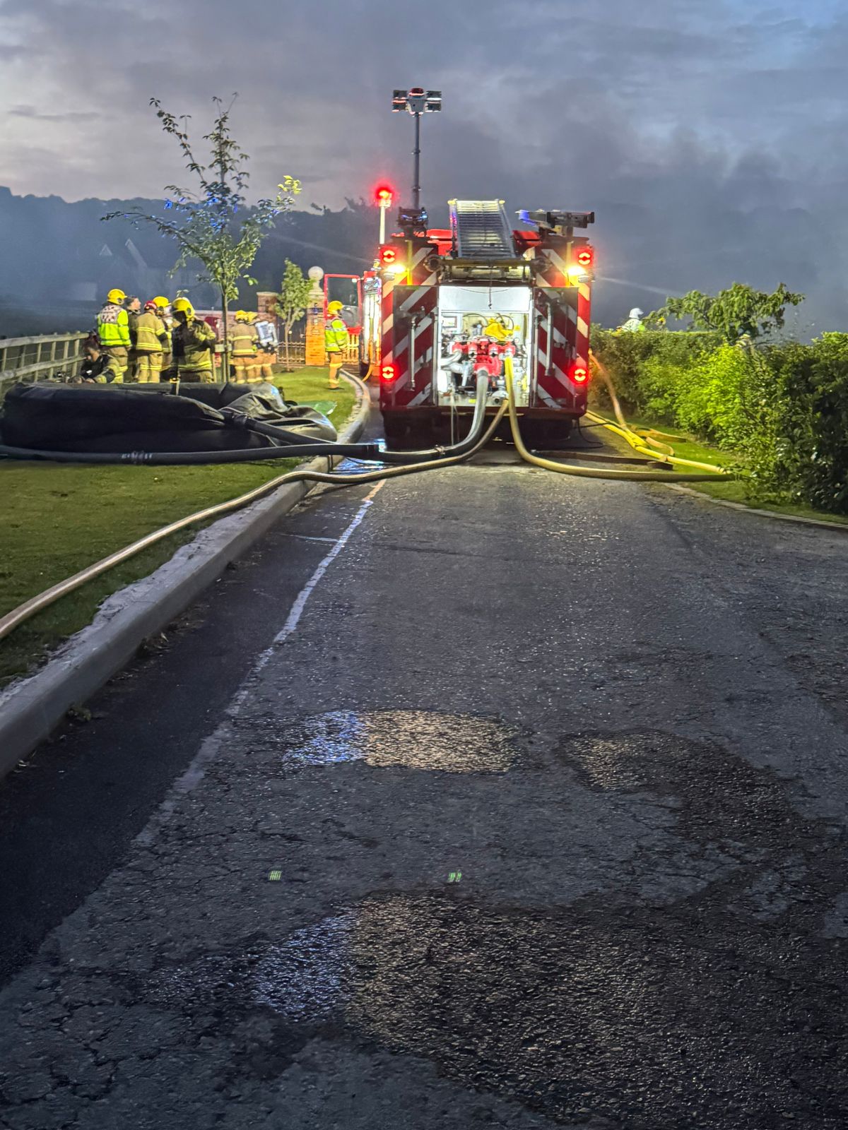 Firefighters tackle blaze at Much Wenlock farm shop