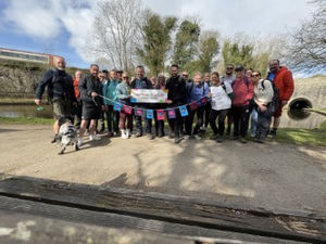 The Tesco Team on their walk