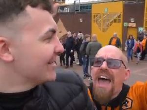 Supporting image for story: Wolves 2 Blues 0 : Fans celebrate Premier League return in style - WATCH