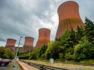 Supporting image for story: Ironbridge towers to be illuminated for last time