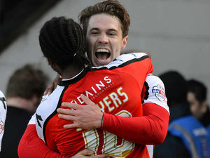 Supporting image for story: Striker Tom Bradshaw makes a triple target