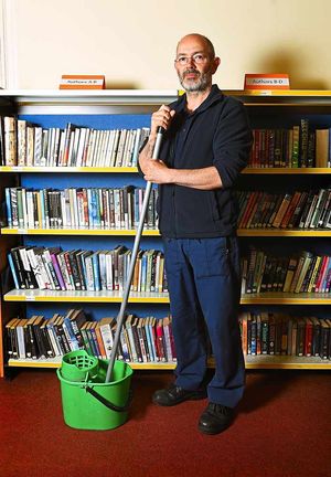 Martin Shone at work