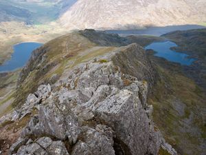 Supporting image for story: Climber dies after falling from Snowdonia mountain ridge