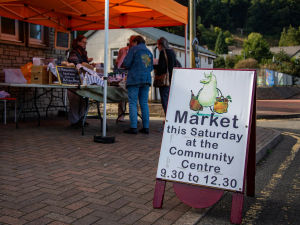 Supporting image for story: Knighton’s monthly community market starts back on Saturday, February 22.