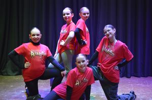 The cast of Aladdin at Darlaston Town Hall have been rehearsing hard