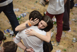 A romantic last dance at Blast Off on 08.03.14