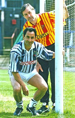 Ossie Ardiles and his No.2 Keith Burkinshaw