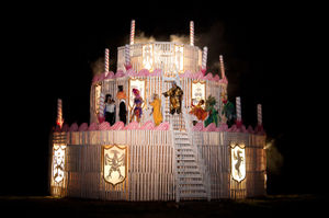The cast of 'Hoodwinked' features more than 50 people from the village and surrounding areas. Picture: Welshampton Bonfire Committee.