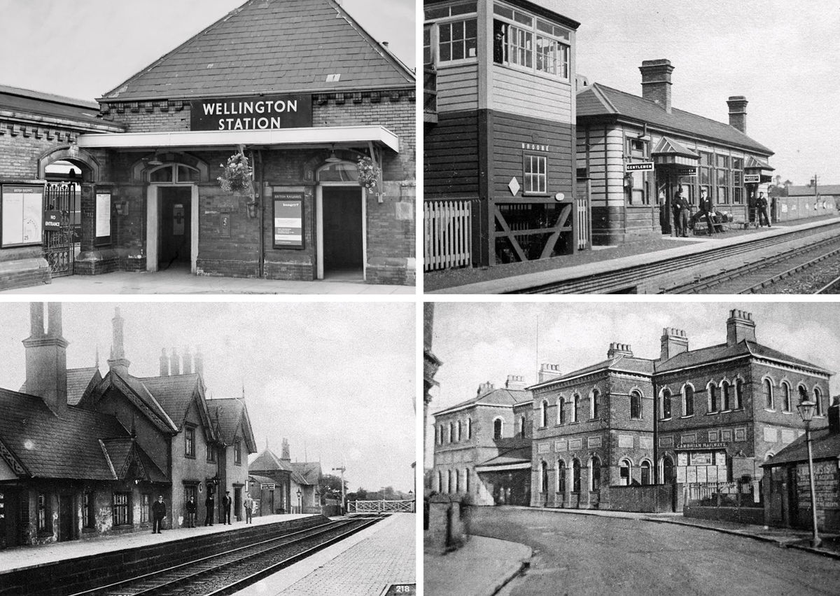19 historic photos of Shropshire train stations and railway lines, including lost services that are no longer in use