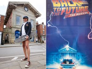 Supporting image for story: New resident convinced Ellesmere Town Hall resembles Back to the Future building