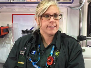 Paramedic Amy Holtom had her wrist broken when she was attacked by a patient in Birmingham