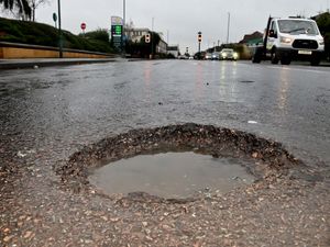 Supporting image for story: Perfectly formed pothole on recently resurfaced road 'not caused by bad workmanship' - council