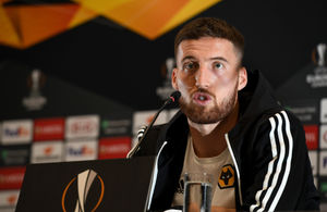 Doherty speaks during a press conference (AMA)