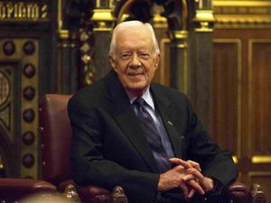 Supporting image for story: Former US president Jimmy Carter dies aged 100