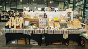 Stalls at the Stafford Wool Gathering. Photo: Ian Knight / Z70 Photography