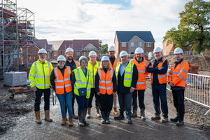 Representative from Wrekin Housing Group, Morro and Shropshire Council at the Battlefield development in Shrewsbury