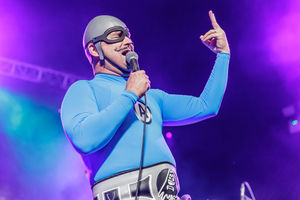 Aquabats supporting Bowling For Soup at the O2 Academy in Birmingham. Pic: Chris Bowley