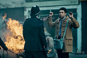 The opening scenes capture the violence of the era. Photo: Banijay Rights/Kudos,Robert Viglasky
