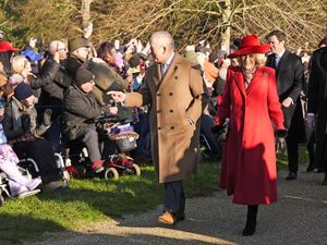 Supporting image for story: Royal family walks to traditional church service on King’s Sandringham Estate