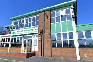 Ryecroft Community Hub is less than a minute's walk away from the site where a new community centre was planned