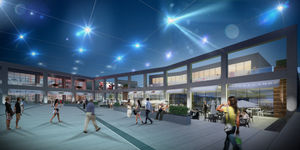 Artist impression of the site 