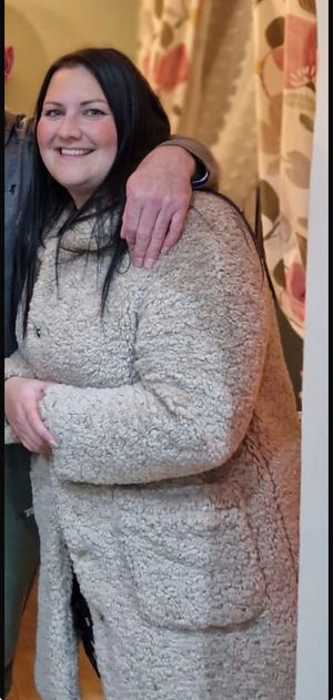 Katie before her amazing weight loss. 