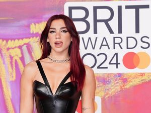 Dua Lipa attending the Brit Awards 2024