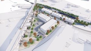 An artist's impression of the proposed new canalside units which form part of the 'green innovation corridor' in Wolverhampton. Pic: City of Wolverhampton Council. Permission for reuse for all LDRS partners.