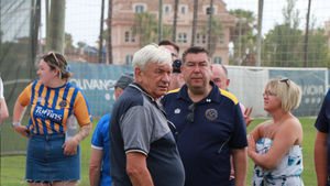 Shrewsbury Town meet and greet with fans in Valencia during open training
