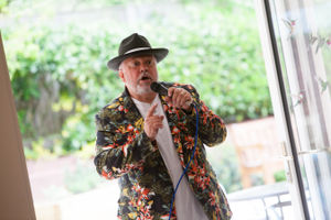 Singer Paul Watkins at Radbrook Nursing Home