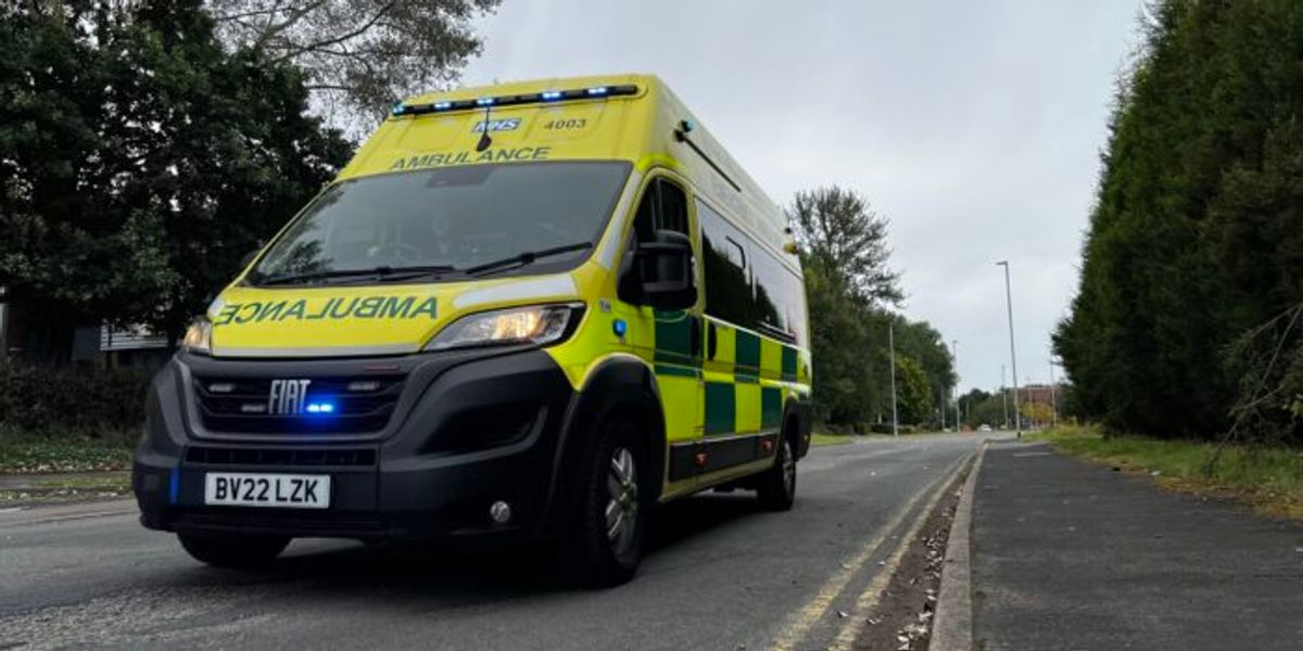 Woman taken to hospital after accident in Tipton