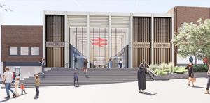 Visual of the revamped entrance to the Saddlers Centre in Park Street, Walsall. PIC: Walsall Council