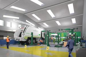 There will be space for an electric fleet hub