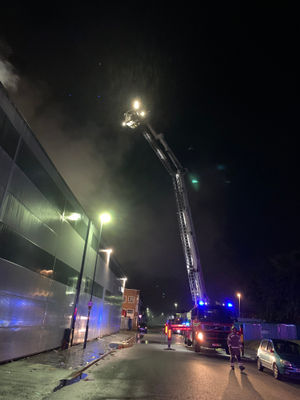 At its peak 70 firefighters were tackling the blaze. Photo: West Midlands Fire Service