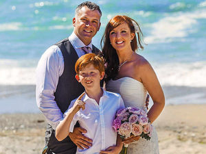 Supporting image for story: Married: Shropshire bride defies school so son can attend wedding