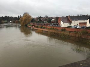 The River Severn in Frankwell, Shrewsbury