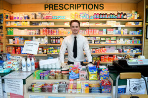 Superintendent pharmacist Connor Hunt, from the Lunts Pharmacy branch in Hereford Road, Shrewsbury