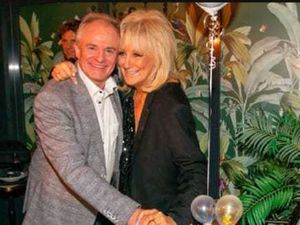 Bobby Davro with Vicky Wright. Photo: Bobby Davro