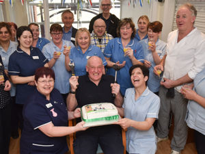 Supporting image for story: A wrench, but I’m off: John retires from job at Telford care home