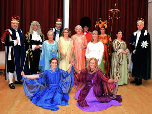 Supporting image for story: Members of a Kington theatre group are donning their fairy dresses and peer’s robes as they get ready to perform Iolanthe