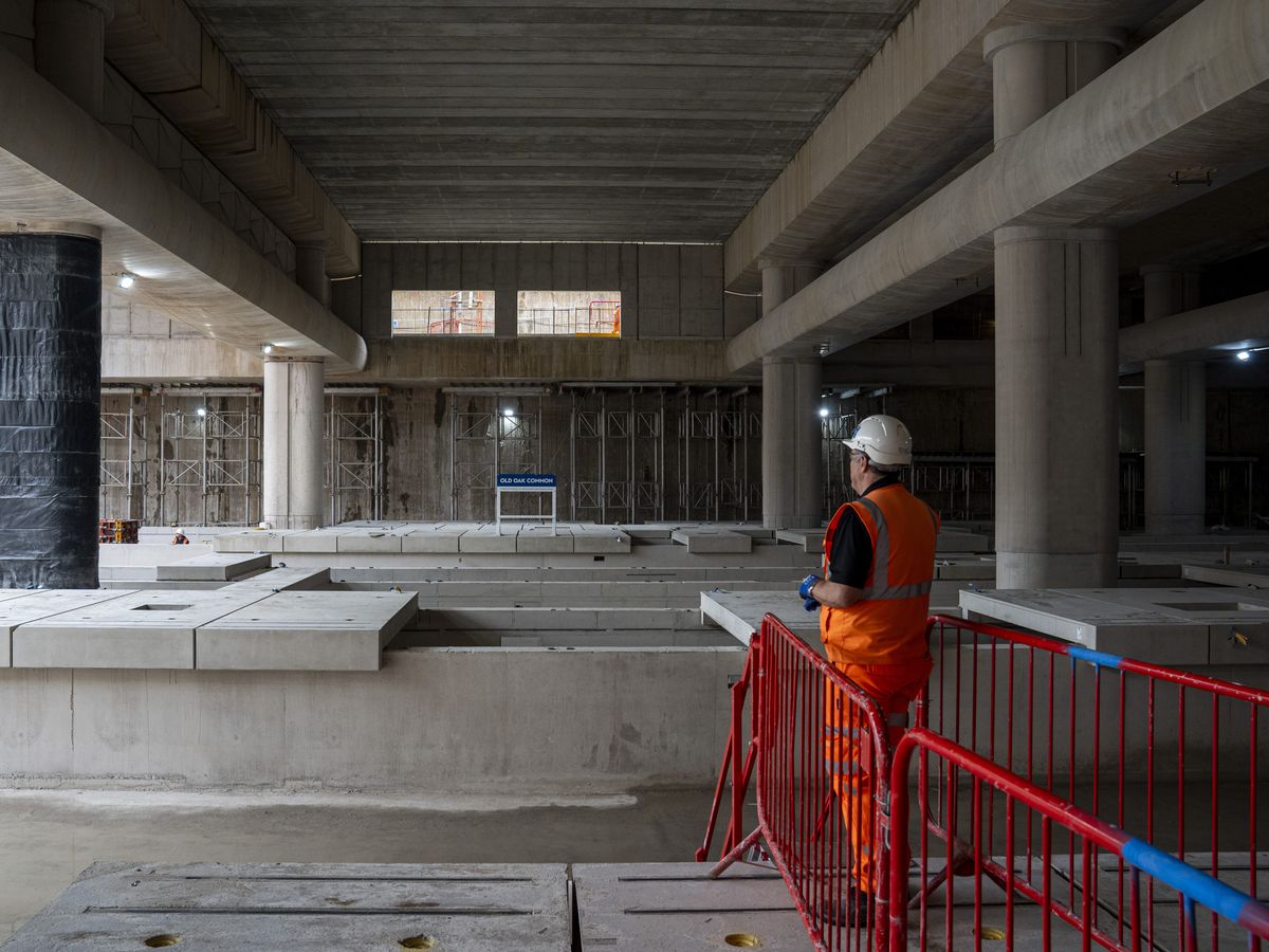 First platform for HS2 revealed at Old Oak Common