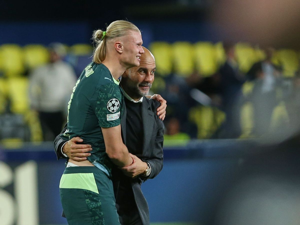 Pep Guardiola happy as Man City give Erling Haaland some goal support