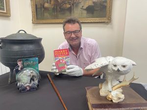 Supporting image for story: Rare 30p Harry Potter book from Wolverhampton Library sells for magical £10,500 at auction 