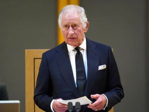 Supporting image for story: Charles speaks of Queen’s commitment to Wales on first visit to nation as King