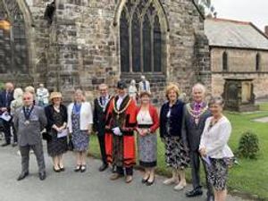 Supporting image for story: Mayor's civic service part of busy weekend for the town