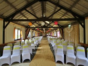 Supporting image for story: Win free wedding venue hire at Oswestry barn and glamping site in competition