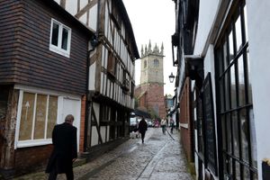Fish Street, with Bear Steps on the left