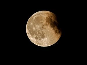 Supporting image for story: Total lunar eclipse ‘blood moon’ pictured from UK