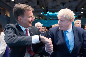 Jeremy Hunt, left, has ruled himself out of the running, but Boris Johnson could return as Prime Minister