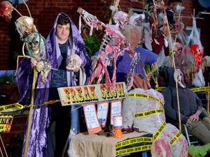 Supporting image for story: Spooktacular display to stay in place for charity